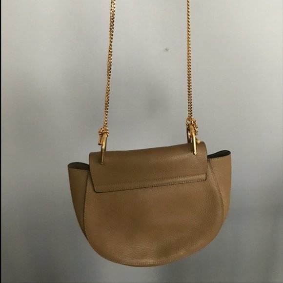 Authentic Chloé Drew Shoulder Bag in Grey Leather - Picture 6 of 8
